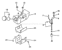 Page D Diagram and Parts List for SRM-2502 0010201 - 0025000 Echo Trimmer