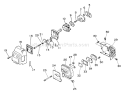 Page E Diagram and Parts List for SRM-250E  Echo Trimmer