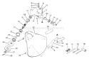 Page F Diagram and Parts List for SRM-250E  Echo Trimmer