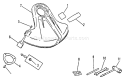 Part Location Diagram of 89801644330 Echo Knife-Cord