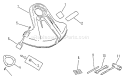 Page G Diagram and Parts List for SRM-2501 079352 - 098240 Echo Trimmer