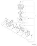 Page C Diagram and Parts List for SRM-251E 10002092 - 10999999 Echo Trimmer