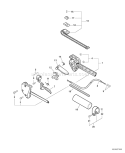 Part Location Diagram of 17801252730 Echo Lockout-throttle Trigger