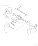 Page H Diagram and Parts List for SRM-265T S81013001001 - S81013999999 Echo Trimmer