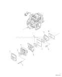 Page J Diagram and Parts List for HCA-265 S71712001874 - S71712999999 Echo Hedge Trimmer