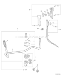 Page H Diagram and Parts List for SRM-265U S67311001001 - S67311999999 Echo Trimmer