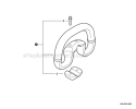 Page J Diagram and Parts List for SRM-265 S70311001001-S70311999999 Echo Trimmer