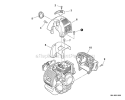 Page D Diagram and Parts List for SRM-265 S70311001001-S70311999999 Echo Trimmer