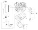 Fuel System Diagram and Parts List for SRM-266S T42312001001-T42312999999 Echo Trimmer