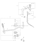 Blade Conversion - Handles, Throttle Control Diagram and Parts List for SRM-266S T42312001001-T42312999999 Echo Trimmer