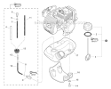Fuel System Diagram and Parts List for SRM-266S T43313001001-T43313999999 Echo Trimmer