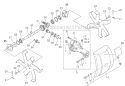 Cultivator Attachment Diagram and Parts List for SRM-266T T42512001001-T42512999999 Echo Trimmer