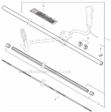 Page J Diagram and Parts List for SRM-266U  Echo Trimmer