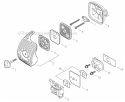 Page F Diagram and Parts List for SRM-266U  Echo Trimmer