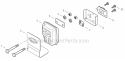 Page G Diagram and Parts List for SRM-266U  Echo Trimmer