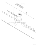 Page L Diagram and Parts List for SRM-280S S66611001001 - S66611999999 Echo Trimmer