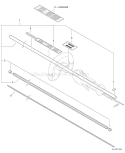 Page L Diagram and Parts List for SRM-280 S66511001001 - S66511999999 Echo Trimmer