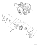 Page R Diagram and Parts List for PPT-280 E09213001001-E09213999999 Echo Pole Saw