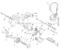 Page B Diagram and Parts List for SRM-3000 001001 - 021090 Echo Trimmer