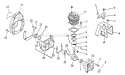 Part Location Diagram of 10020027430 Echo Crankcase Set