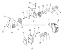Part Location Diagram of 14580641030 Echo Muffler