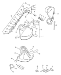 Page E Diagram and Parts List for SRM-3000 After S/N 043226 Echo Trimmer