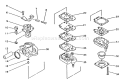 Page A Diagram and Parts List for SRM-3001 021091-027000 Echo Trimmer