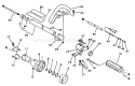 Page B Diagram and Parts List for SRM-3001 021091-027000 Echo Trimmer