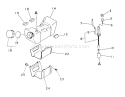 Page D Diagram and Parts List for SRM-3001 021091-027000 Echo Trimmer