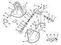 Page F Diagram and Parts List for SRM-3001 021091-027000 Echo Trimmer