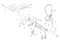 Page B Diagram and Parts List for SRM-300AE  Echo Trimmer