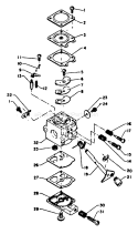 Page A Diagram and Parts List for SRM-300E  Echo Trimmer