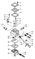 Page A Diagram and Parts List for SRM-300  Echo Trimmer
