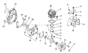 Page C Diagram and Parts List for SRM-3010 001001-021090 Echo Trimmer