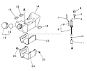 Page D Diagram and Parts List for SRM-3010 001001-021090 Echo Trimmer
