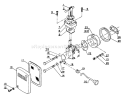 Page L Diagram and Parts List for SRM-302ADX  Echo Trimmer