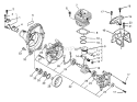Page C Diagram and Parts List for SRM-3100S Type 1E Echo Trimmer