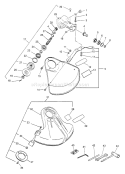Page D Diagram and Parts List for SRM-3100S Type 1E Echo Trimmer
