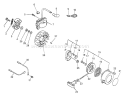 Page E Diagram and Parts List for SRM-3100S Type 1E Echo Trimmer