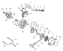 Page E Diagram and Parts List for SRM-3100 Type 2E -After S/N 001001 Echo Trimmer
