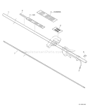 Part Location Diagram of C504000050 Echo Driveshaft-solid
