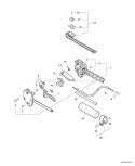Page B Diagram and Parts List for SRM-311 S81913001001-S81913999999 Echo Trimmer