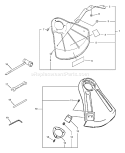 Page B Diagram and Parts List for SRM-310 04001001-04999999 Echo Trimmer