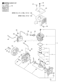 Page C Diagram and Parts List for SRM-311 10001001-10999999 Echo Trimmer