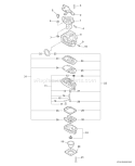 Page A Diagram and Parts List for SRM-311 S81913001001-S81913999999 Echo Trimmer
