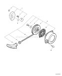 Page Q Diagram and Parts List for SRM-311 S81913001001-S81913999999 Echo Trimmer