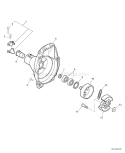 Page F Diagram and Parts List for SRM-311 S81913001001-S81913999999 Echo Trimmer