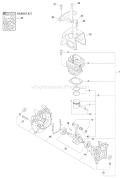 Page B Diagram and Parts List for SRM-340 04001001-04999999 Echo Trimmer