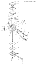 Page A Diagram and Parts List for SRM-3800 Type 1 -001001-040446 Echo Trimmer