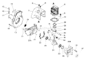 Page C Diagram and Parts List for SRM-400BE  Echo Trimmer